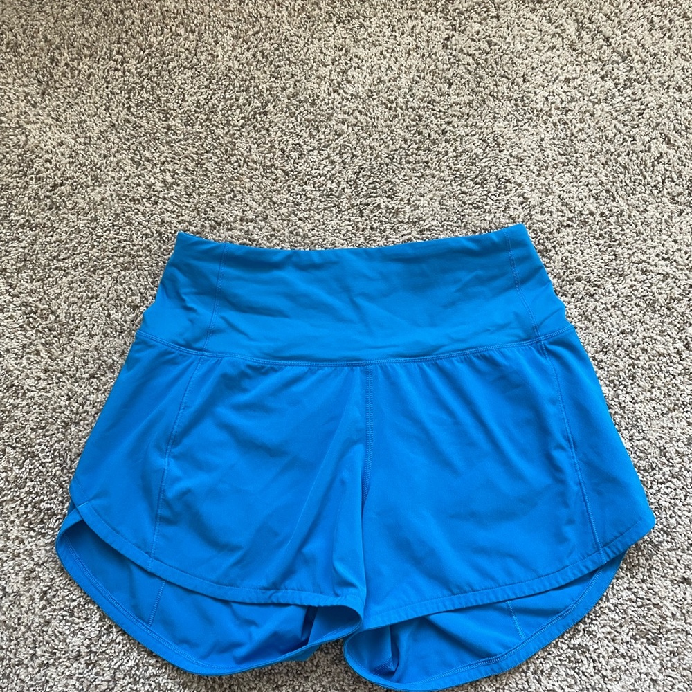 lululemon athletica Vibrant Blue Athletic Shorts